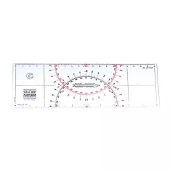 Règle Cras 2000 bicolore Enpc-Ediser pour navigation en mer