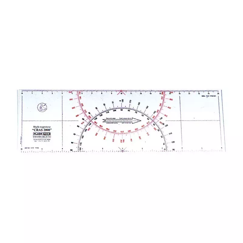 Règle Cras 2000 bicolore Enpc-Ediser pour navigation en mer