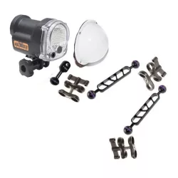 Pack Expert Flash YS03 Solis + Bras + Fibre Optique + Dôme Diffuseur