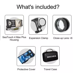 Pack Macro Avancé Caisson Etanche Smartphone SeaTouch 4 Max Plus - Divevolk