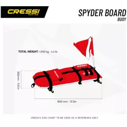 Bouée de chasse sous-marine Spyder - Cressi