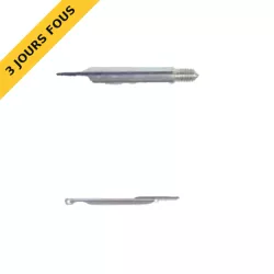 Flèche Zinguée 7mm filetée M6x1 talon matricé - Beuchat
