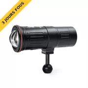 Phare Vidéo Sous-Marin 12000 Lumens SL120 - Divevolk
