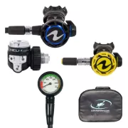 Pack détendeur Helix Compact avec Octopus  Manomètre et Sacoche