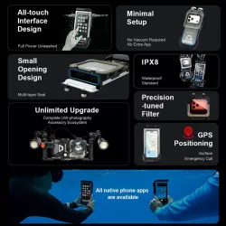 Caisson étanche smartphone SeaTouch 6 Pro - Divevolk